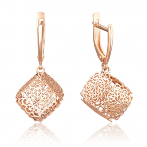 Золотые серьги Platina 02-3792-00-000-1110-48 фото