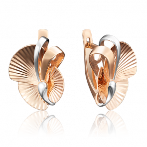 Золотые серьги Platina 02-3826-00-000-1110-65 фото