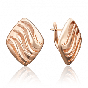 Золотые серьги Platina 02-3831-00-000-1110-48 фото