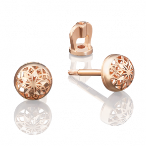 Золотые серьги Platina 02-3851-00-000-1110-65 фото