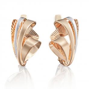 Золотые серьги Platina 02-3870-00-000-1110-04 фото