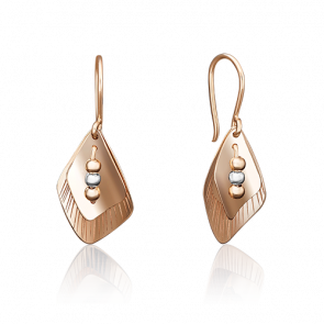 Золотые серьги Platina 02-3970-00-000-1110-63 фото