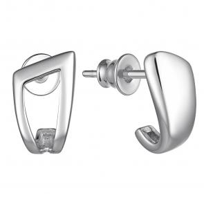 Серебряные серьги АЛЬКОР 02-4103/0000-00 фото