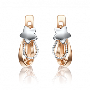 Золотые серьги Platina 02-4120-00-000-1110-02 фото