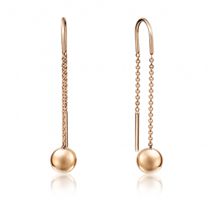 Золотые серьги Platina 02-4151-00-000-1110-63 фото