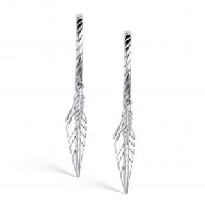 Серебряные серьги АЛЬКОР 02-4168/0000-00 фото