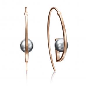 Серьги из комбинированного золота Platina 02-4172-00-000-1111-64 фото