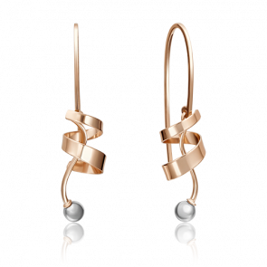 Золотые серьги Platina 02-4209-00-000-1110-42 фото