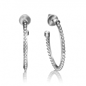 Серьги из белого золота Platina 02-4229-00-000-1120-48 фото