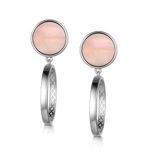 Серебряные серьги АЛЬКОР с перламутром 02-4254/00ПР-00 фото