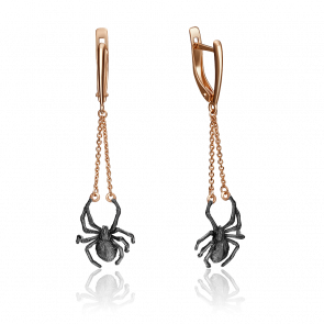 Золотые серьги Platina 02-4259-00-000-1110-48 фото