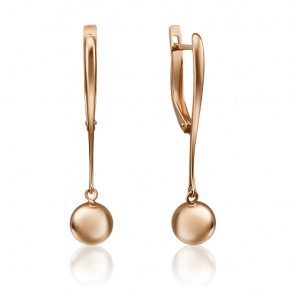 Золотые серьги Platina 02-4269-00-000-1110-42 фото