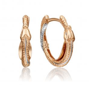 Золотые серьги Platina 02-4376-00-000-1110-48 фото