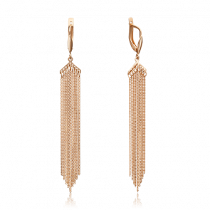 Золотые серьги Platina 02-4429-00-000-1110-42 фото