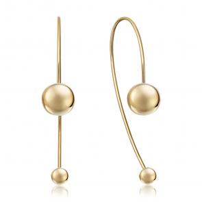Серьги из лимонного золота Platina 02-4431-00-000-1130-42 фото
