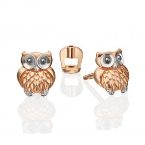 Золотые серьги Platina 02-4469-00-000-1110-02 фото