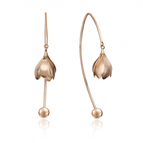 Золотые серьги Platina 02-4477-00-000-1110-48 фото