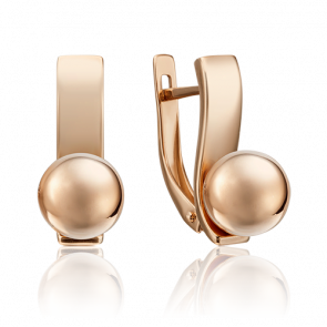 Золотые серьги Platina 02-4513-00-000-1110-42 фото