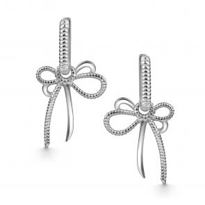 Серебряные серьги-трансформеры АЛЬКОР 02-4558/0000-00 фото