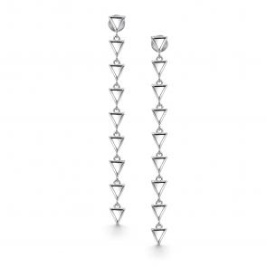 Серебряные серьги АЛЬКОР 02-4576/0000-00 фото