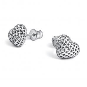 Серебряные серьги АЛЬКОР 02-4596/0000-00 фото