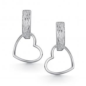 Серебряные серьги-трансформеры АЛЬКОР 02-4602/0000-00 фото