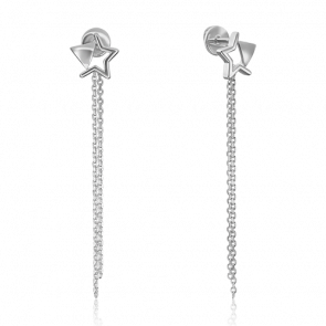 Серебряные серьги Platina 02-4619-00-000-0200-71 фото