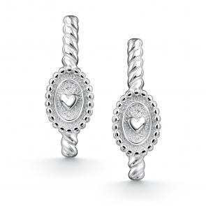 Серебряные серьги АЛЬКОР 02-4626/0000-00 фото