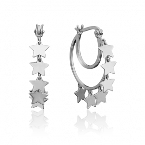 Серьги из белого золота Platina 02-4677-00-000-1120-48 фото