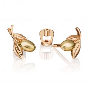 Серьги из комбинированного золота Platina 02-4713-00-000-1113-59 фото