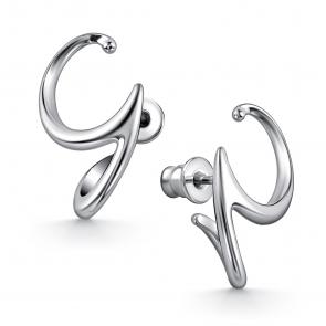 Серебряные серьги АЛЬКОР 02-4745/0000-00 фото