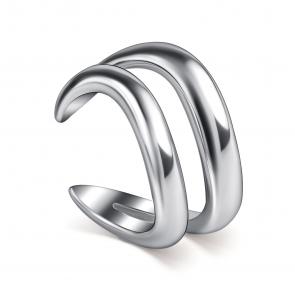 Серебряные серьги АЛЬКОР 02-4746/0000-00 фото