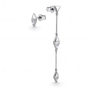 Серебряные серьги АЛЬКОР с фианитом 02-4760/00КЦ-00 фото