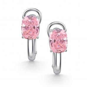 Серебряные серьги АЛЬКОР с фианитом 02-4763/0БТ5-00 фото