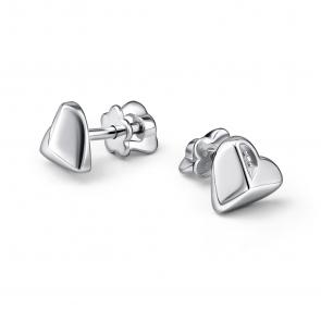 Серебряные серьги АЛЬКОР с бриллиантом 02-4786/000Б-00 фото
