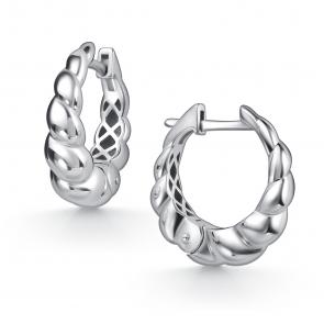 Серебряные серьги АЛЬКОР 02-4809/0000-00 фото