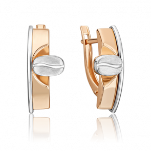 Серьги из комбинированного золота Platina 02-4904-00-000-1111 фото