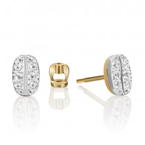 Серьги из комбинированного золота Platina с топазом 02-4916-00-201-1121 фото