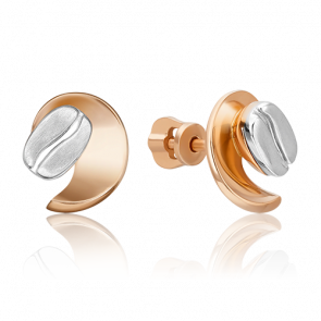 Серьги из комбинированного золота Platina 02-4917-00-000-1111 фото