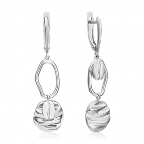 Серьги из белого золота Platina 02-4928-00-000-1120 фото