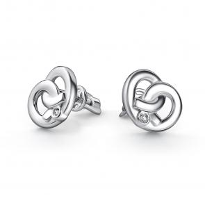 Серебряные серьги АЛЬКОР с фианитом 02-4954/00КЦ-00 фото