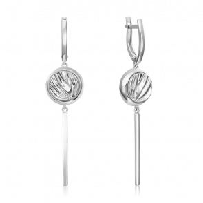 Серебряные серьги Platina 02-4964-00-000-0200 фото