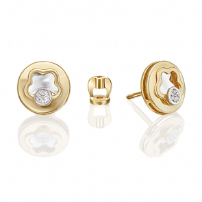 Серьги из комбинированного золота Platina с бриллиантом 02-4988-00-101-1121 фото