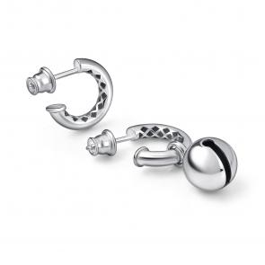 Серебряные серьги-трансформеры АЛЬКОР 02-5077/0000-00 фото