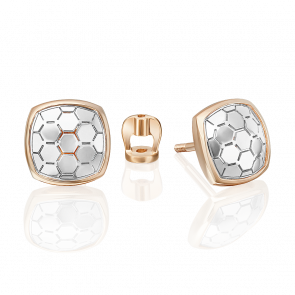 Серьги из комбинированного золота Platina 02-5260-00-000-1111 фото