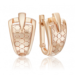 Золотые серьги Platina 02-5263-00-000-1110 фото