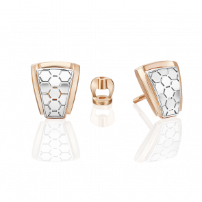 Серьги из комбинированного золота Platina 02-5264-00-000-1111 фото