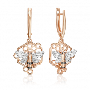 Золотые серьги Platina 02-5305-00-000-1110 фото