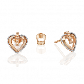 Серьги из комбинированного золота Platina 02-5321-00-000-1111 фото