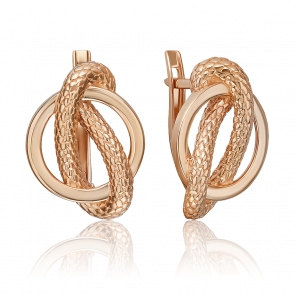 Золотые серьги Platina 02-5326-00-000-1110 фото